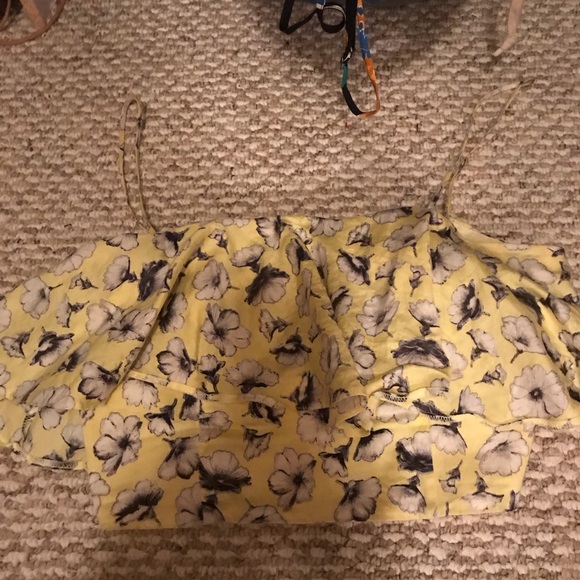 Floral Top Shop crop top - Picture 3 of 4